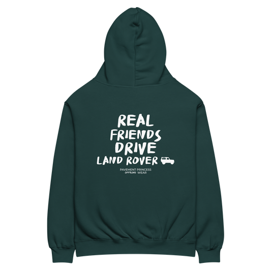 Real friends drive land rover